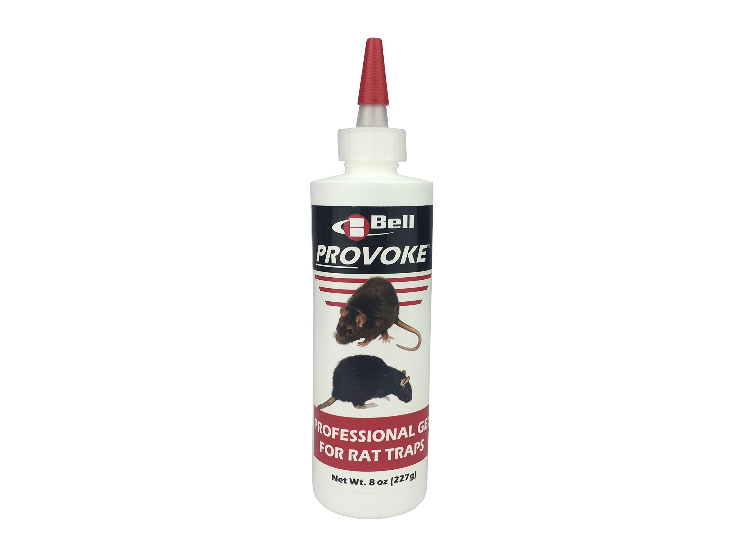 Provoke rat attractant gel bottle pour helps lure rats into traps efficiently