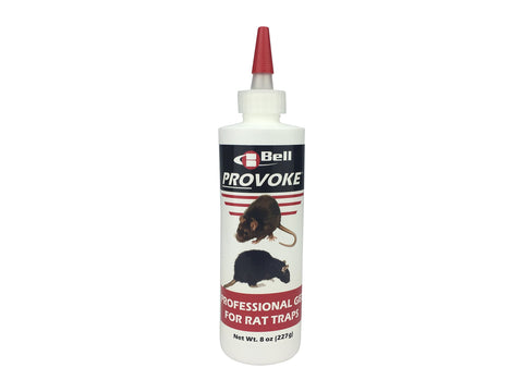 Provoke rat attractant gel bottle pour helps lure rats into traps efficiently