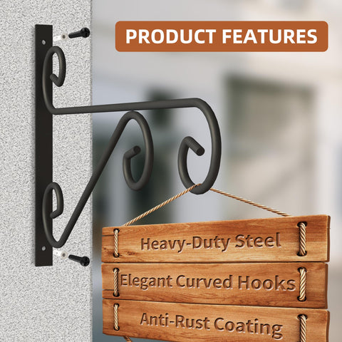 PROWORX bird feeder and flower basket hanger adds charm to any space.