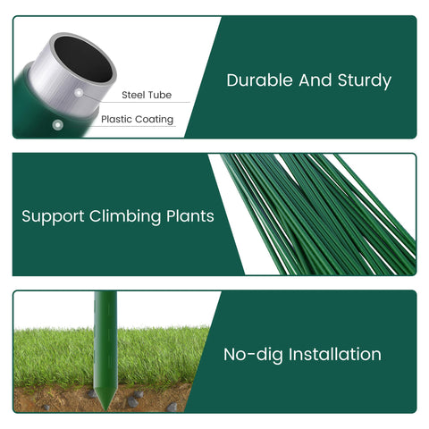 PROWORX pointed-tip stake ready for quick ground insertion