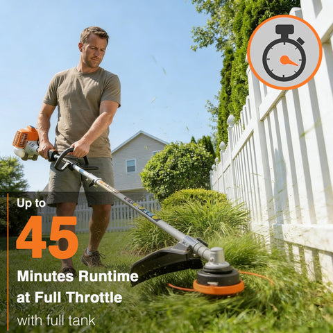 PROYAMA 17-inch cutting path enables wide-area trimming