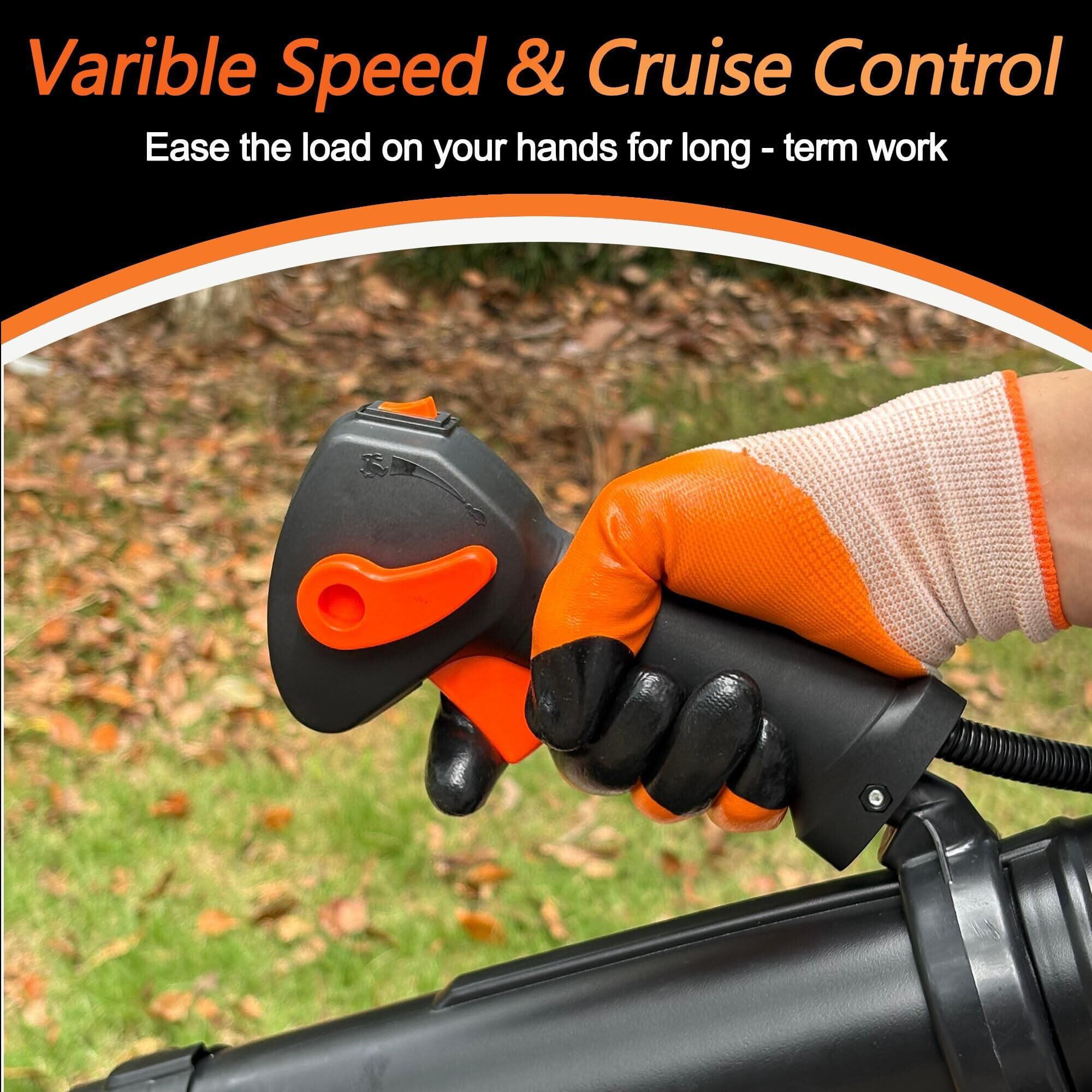 PROYAMA 72CC leaf blower engine closeup