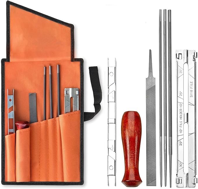 PROYAMA Chainsaw Chaps shown ready for challenging logging tasks.