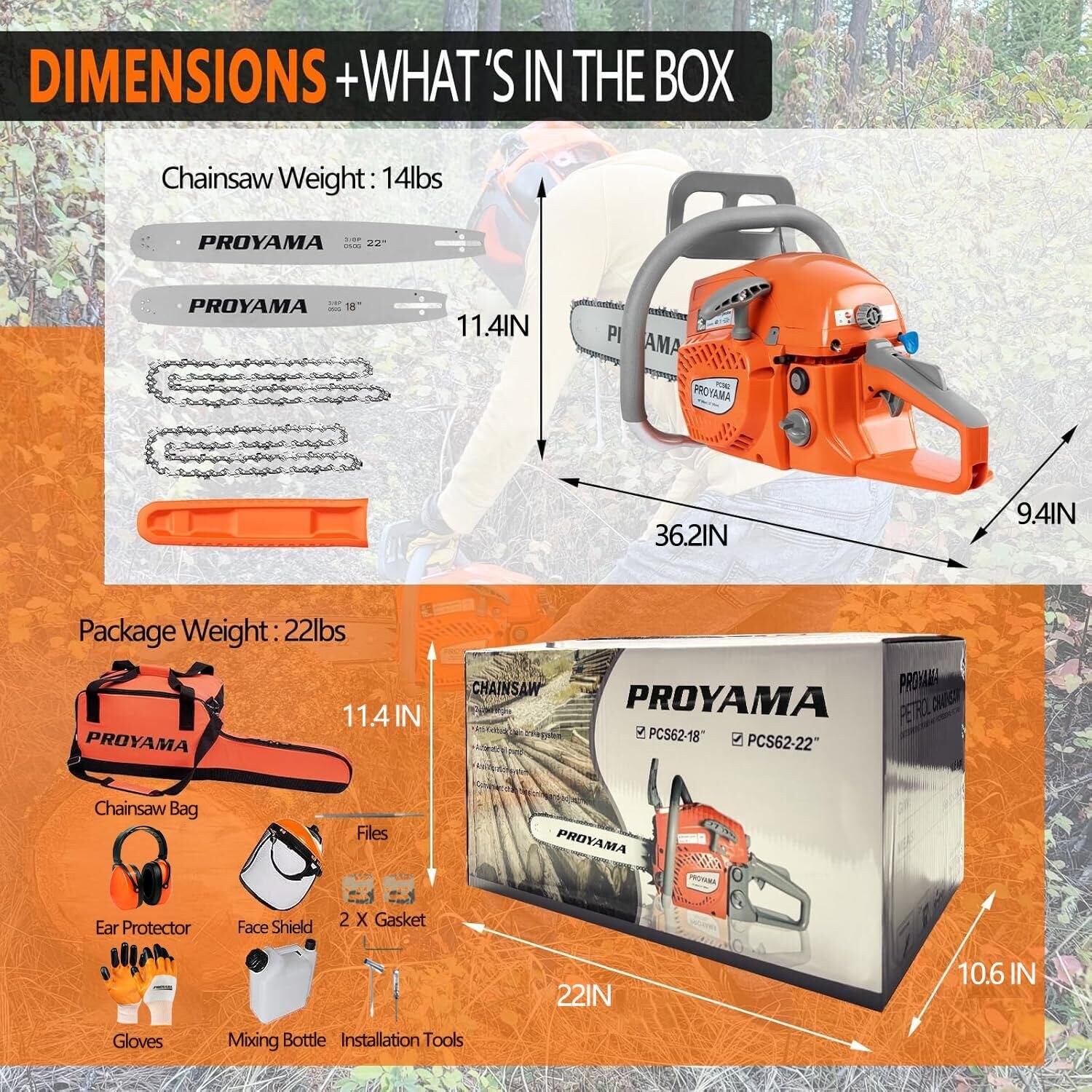 PROYAMA handles firewood prep and storm debris cleanup efficiently.