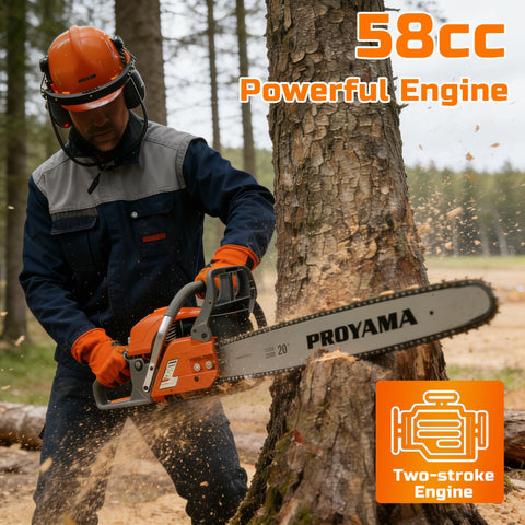 PROYAMA durable bar and chain for steady wood cutting.