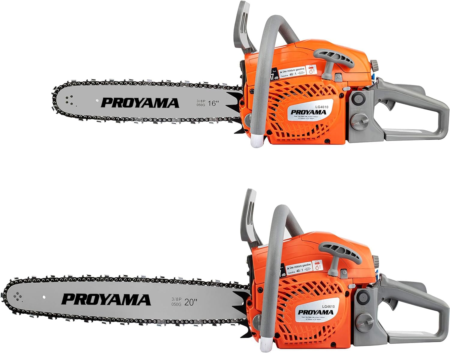 PROYAMA gas-powered versatility for garden and wood tasks.