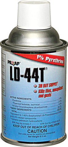 Prozap LD-44T insecticide refill packaging showing convenient 6.5 oz container for easy reloading