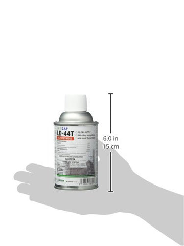 Prozap LD-44T refill closeup emphasizes compact bottle ideal for on-site use
