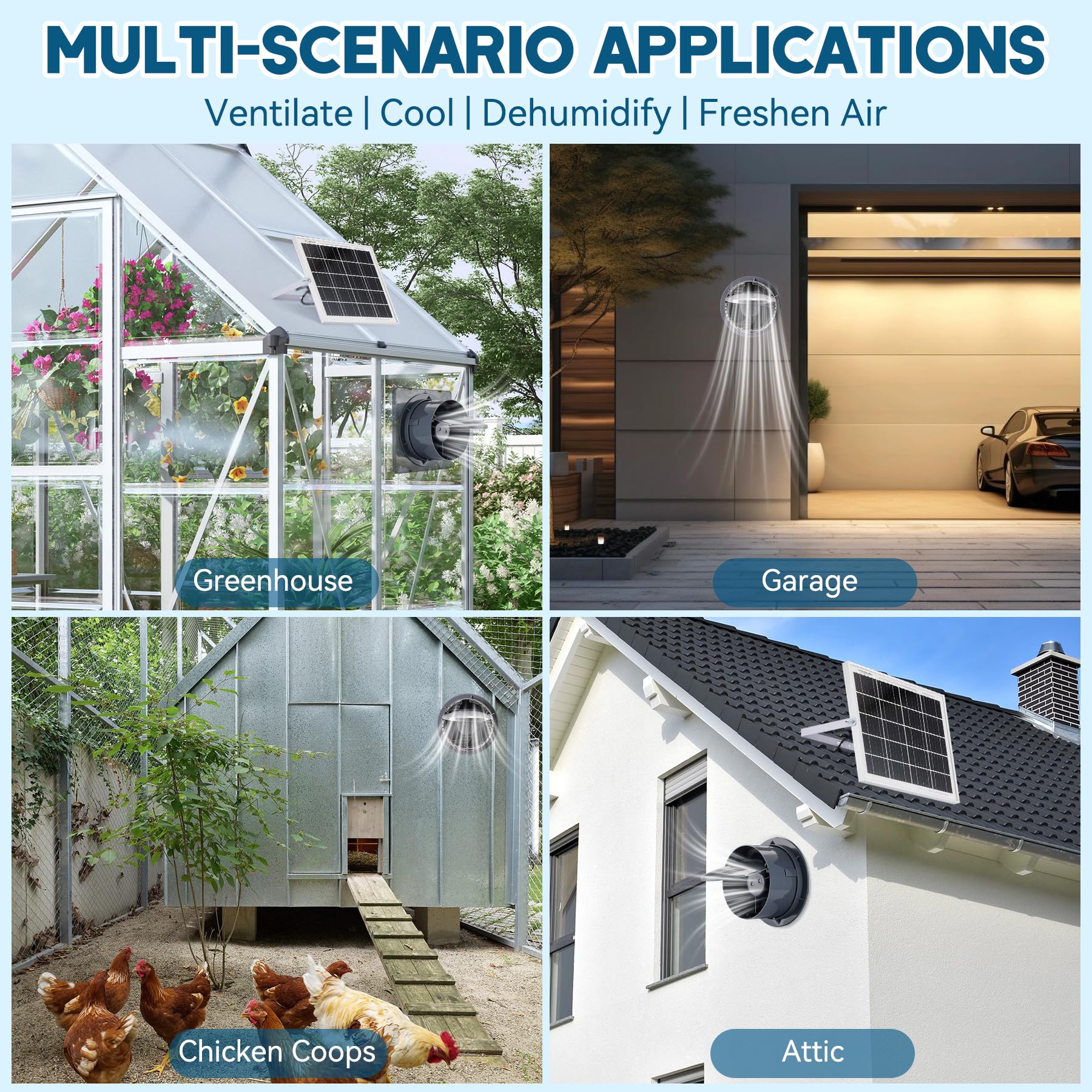 Prozilon IP44 fan housing designed for reliable outdoor use.