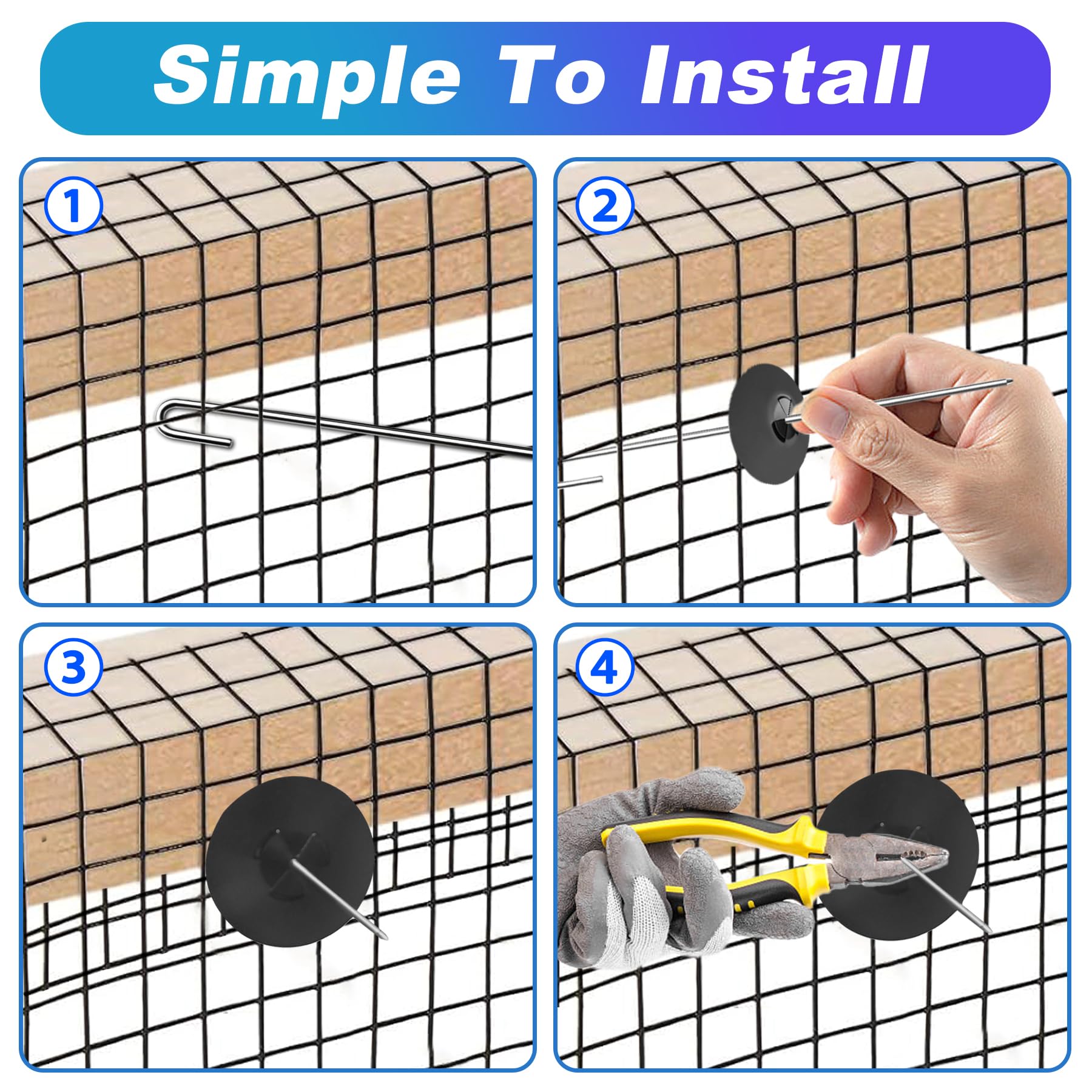 Prozilon weather-resistant fasteners deterring birds in outdoor solar installation