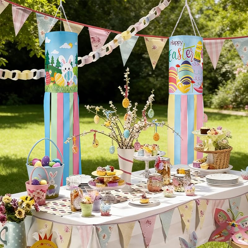 PrreDeACCE 40-inch windsock length ensures high-visibility yard decor.