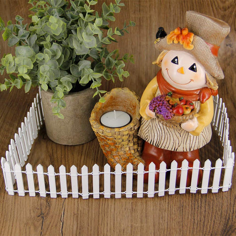 Prsildan DIY fairy garden fence kit enhances miniature landscapes.