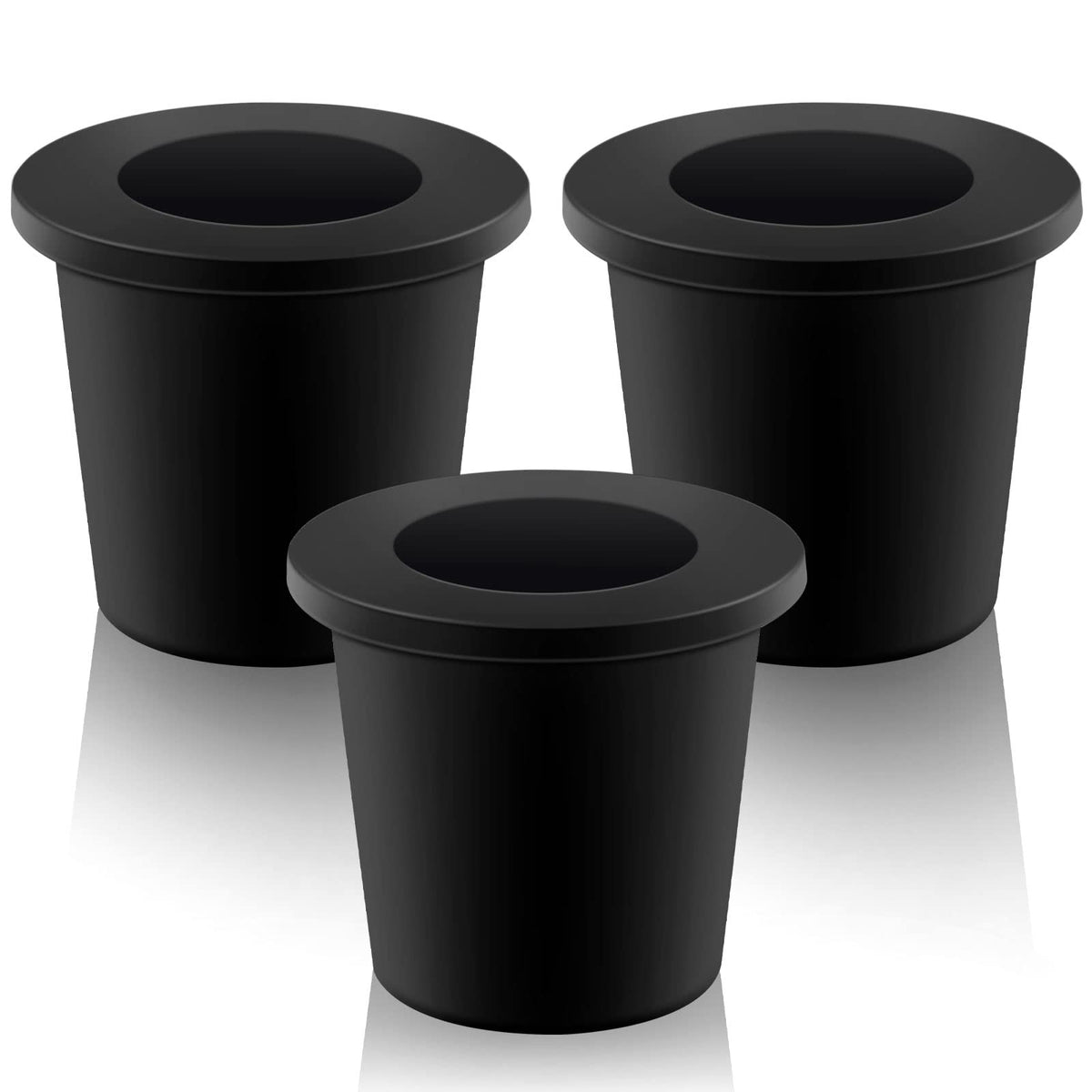 Prudiut 3-piece insert kit stabilizes patio table umbrellas, reducing wobble.