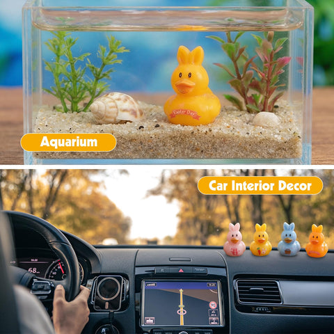 Prudiut ducks ideal for dollhouses and miniature landscapes.