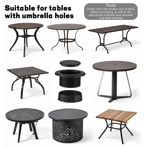 Prudiut easy-fit design fits 1.63-inch inner rings and 2-inch holes.
