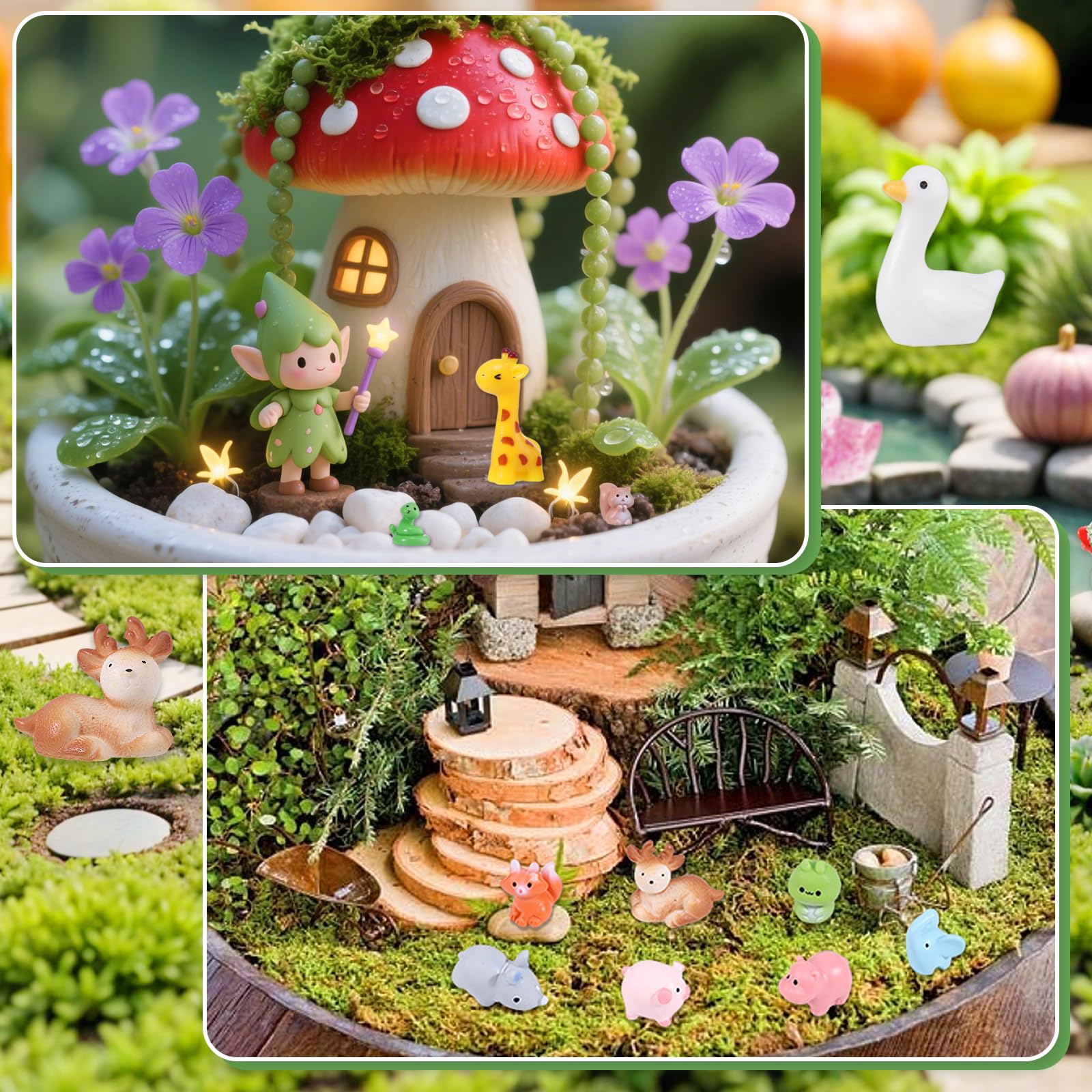 Prudiut resin frogs enhancing aquarium scenes and crafts