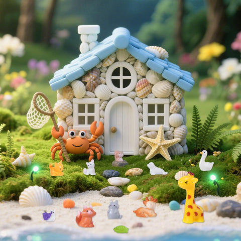 Prudiut resin rabbits brightening gifts and classrooms