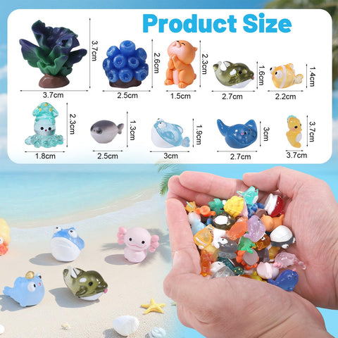 Prudiut ocean resin shark figure ideal for DIY fish tank accents