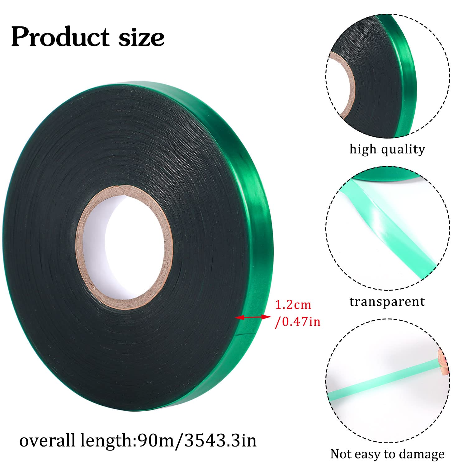 Prudiut green stretchy plant tape ideal for training vines.