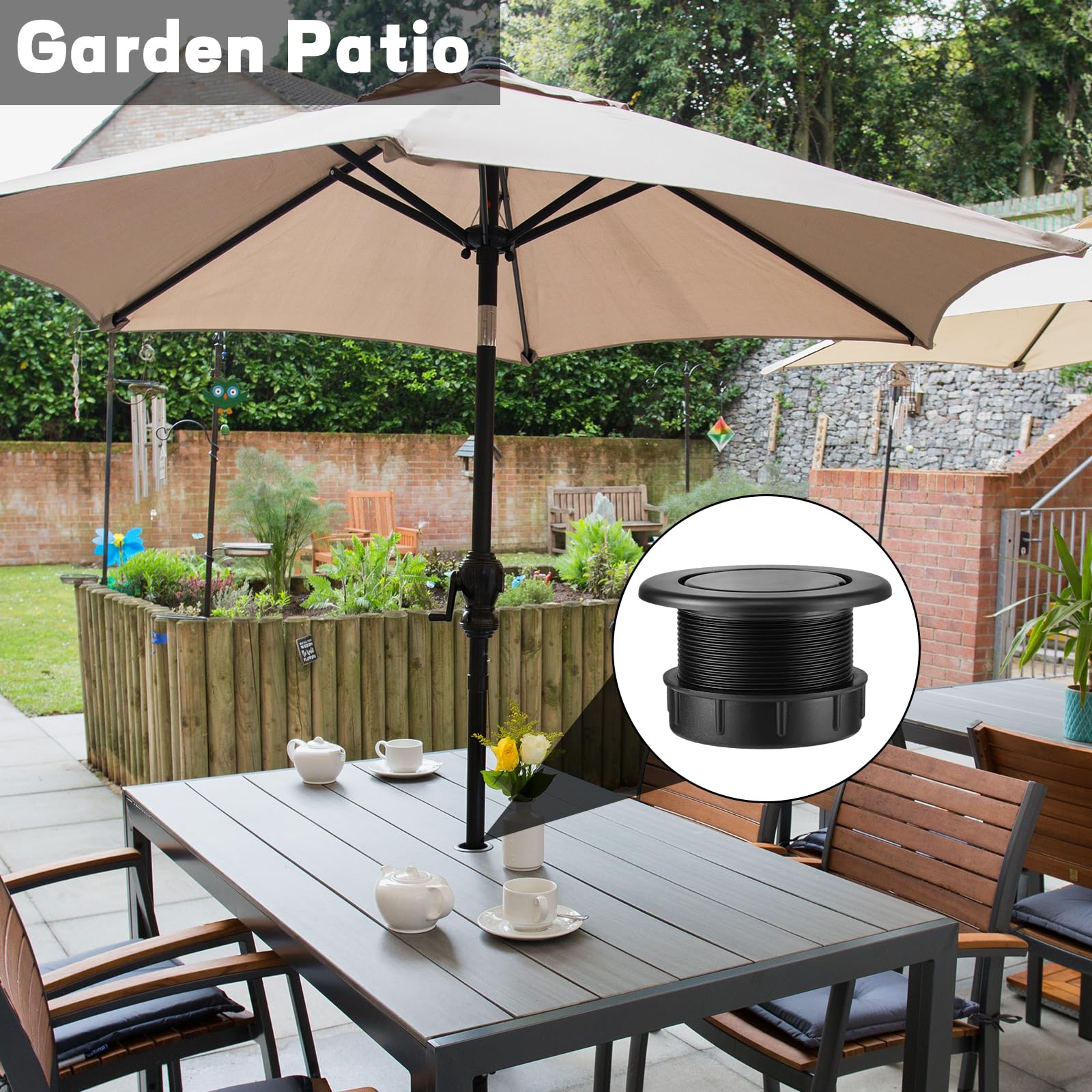 Prudiut plug cap seals holes, keeps debris out, and simplifies outdoor maintenance.