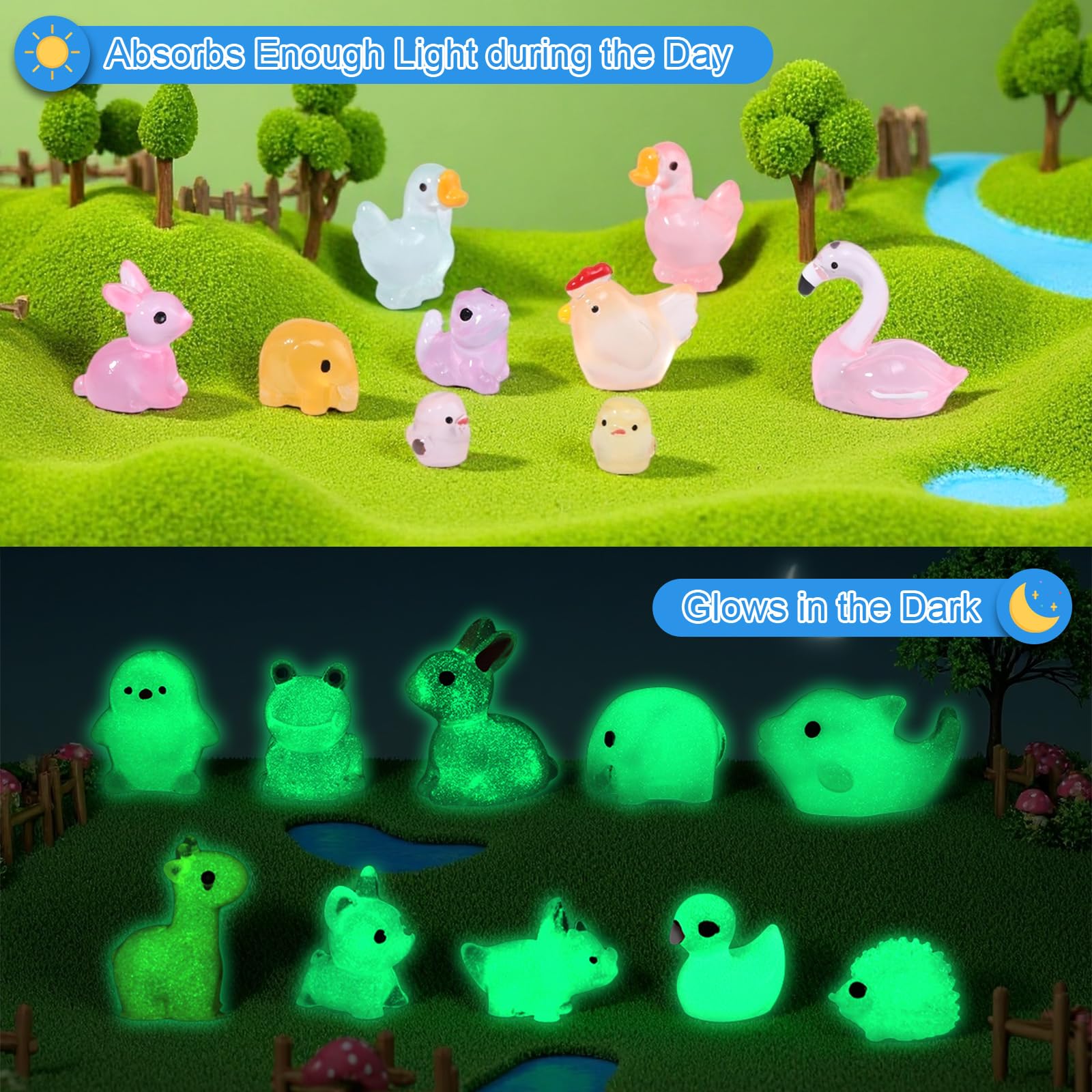 Prudiut durable resin figures with bright colors for long-term display