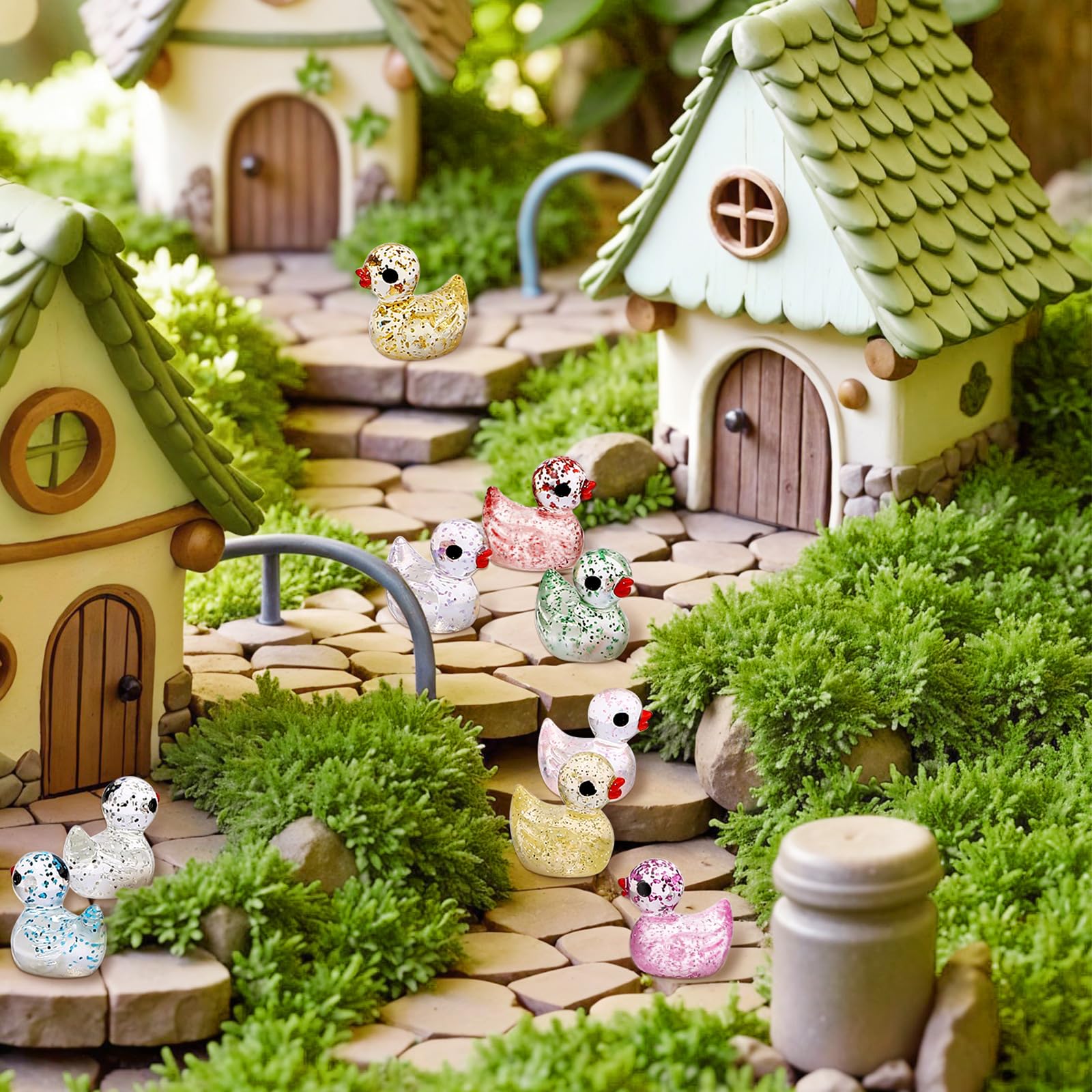 Prudiut tiny ducks hiding props for games and treasure hunts