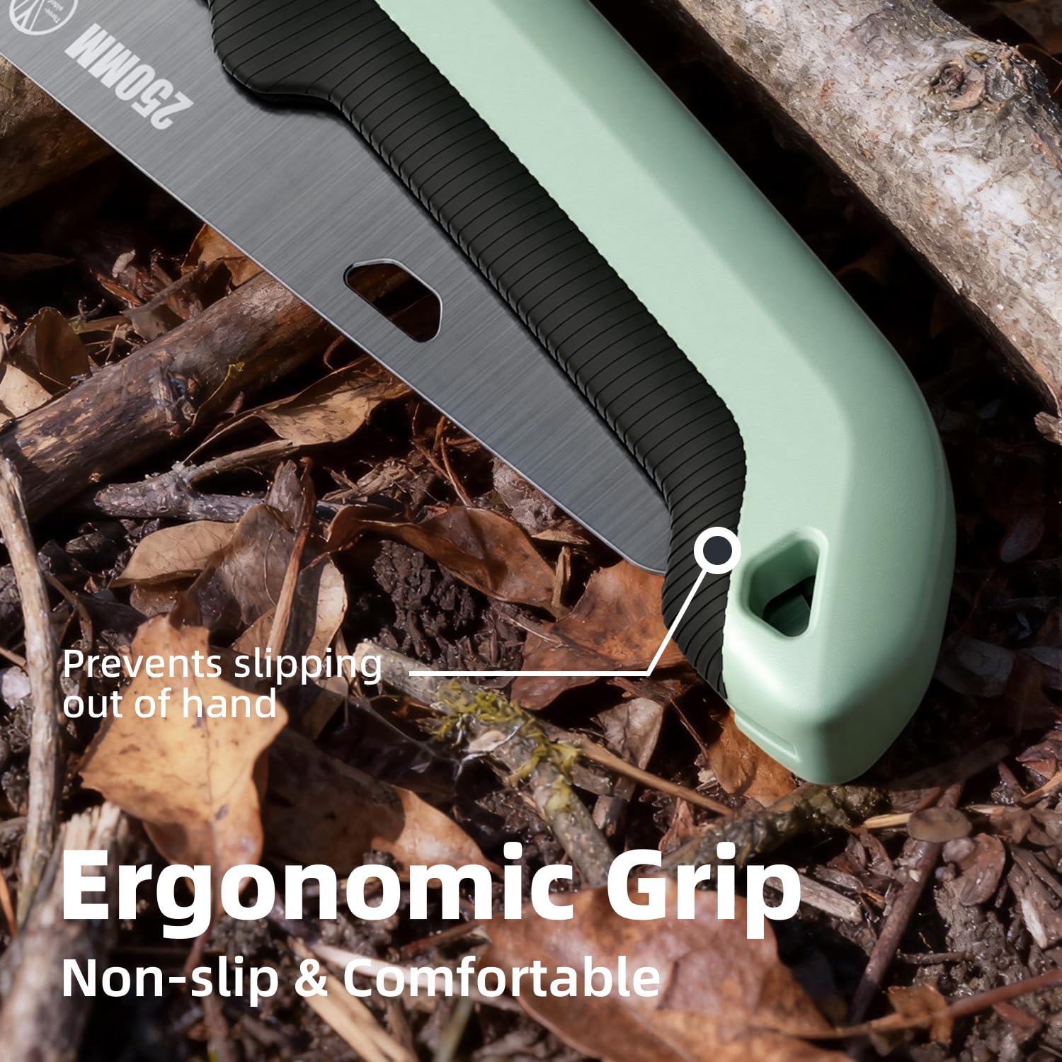PrunePro ready for camping tasks like pruning or firewood prep.