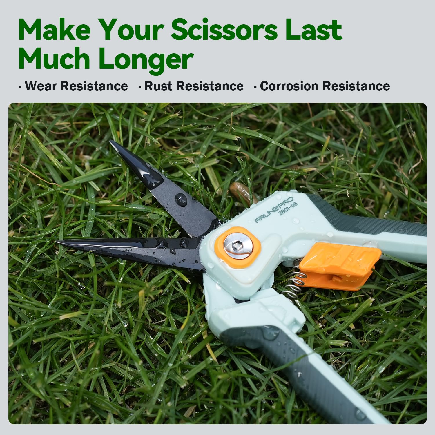 PrunePro garden shears ergonomic handles reduce hand fatigue during extended pruning.