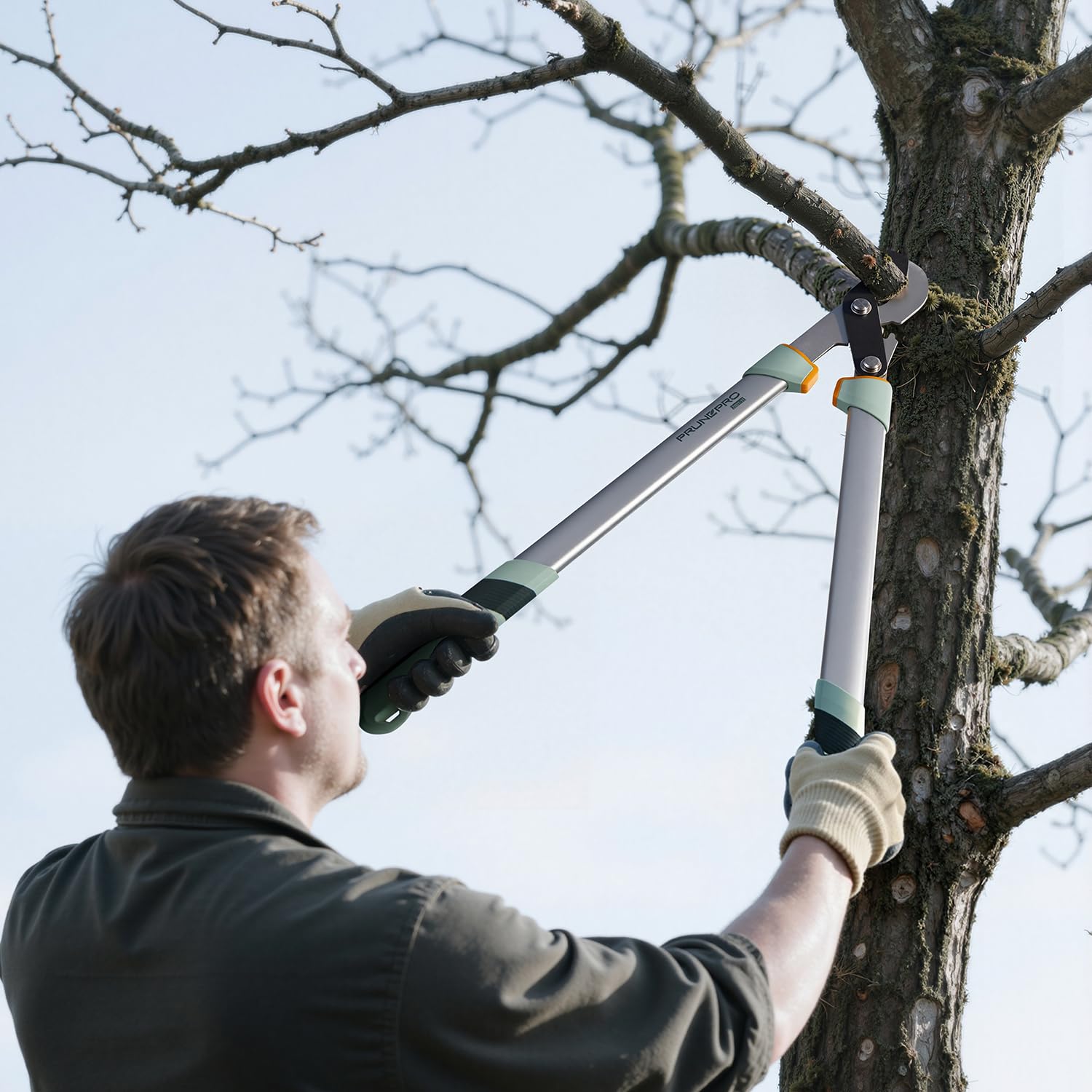 PrunePro loppers can cut branches up to two inches thick.