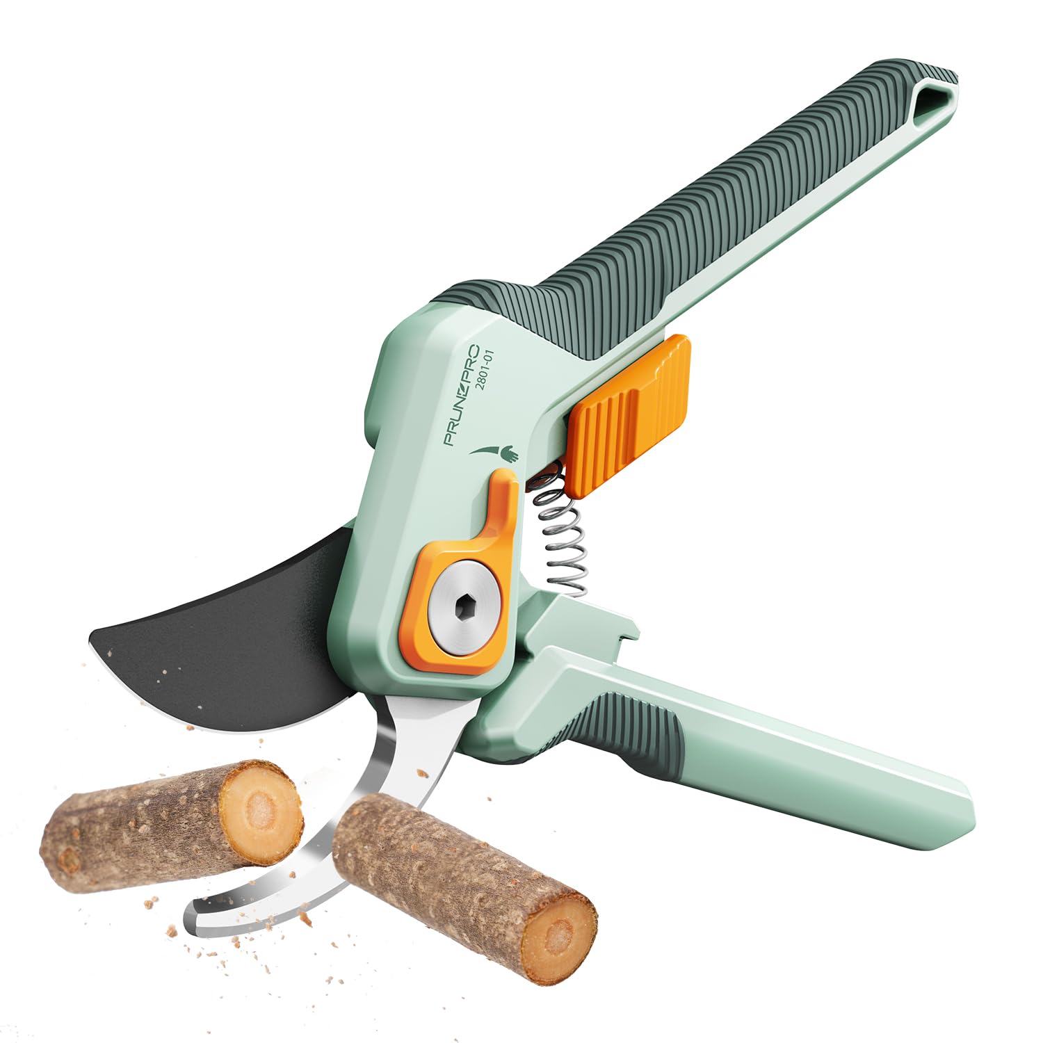 PrunePro pruning shears blade close-up showing sharp German steel for clean cuts