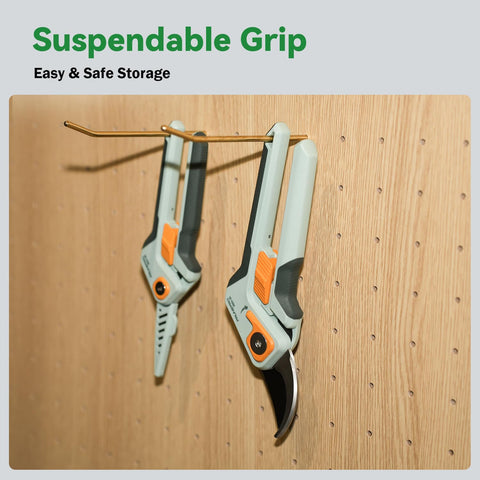 PrunePro pruning shears in a compact case for easy transport