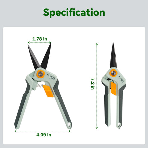 PrunePro safety lock design prevents slipping and ensures safe pruning.
