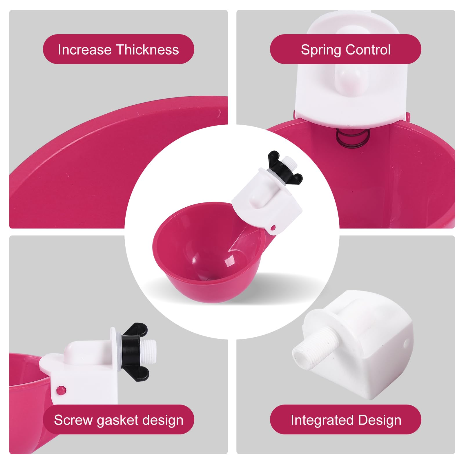 Psarnuk easy installation steps for bucket-mounted waterer