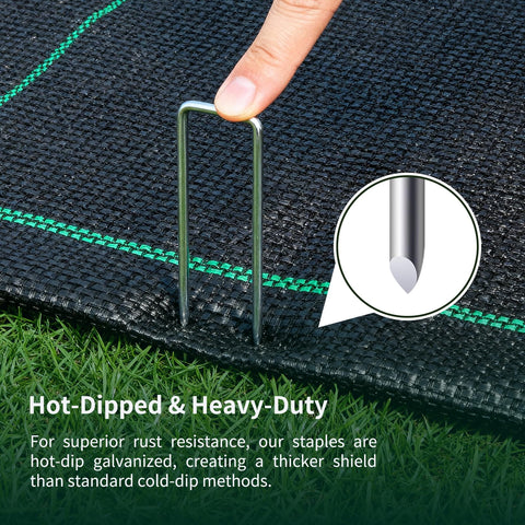 PSISO 57-pack 4-inch stake resists rust in humid conditions