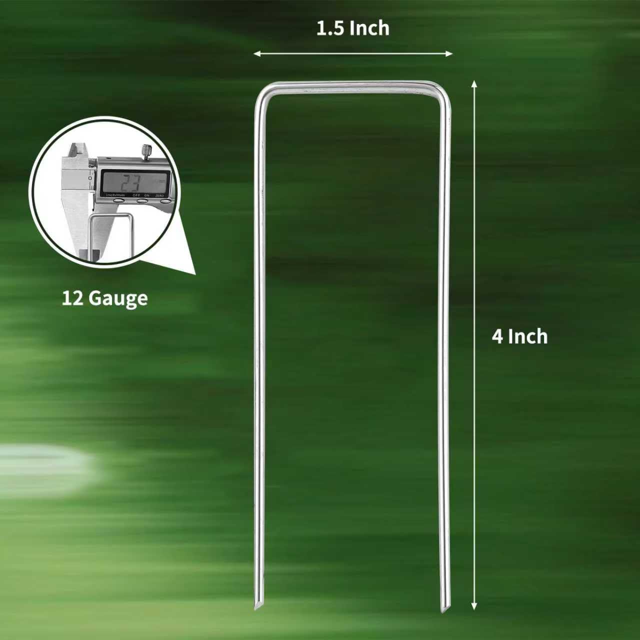 PSISO 57-pack stake with sharp tip enables easy soil penetration