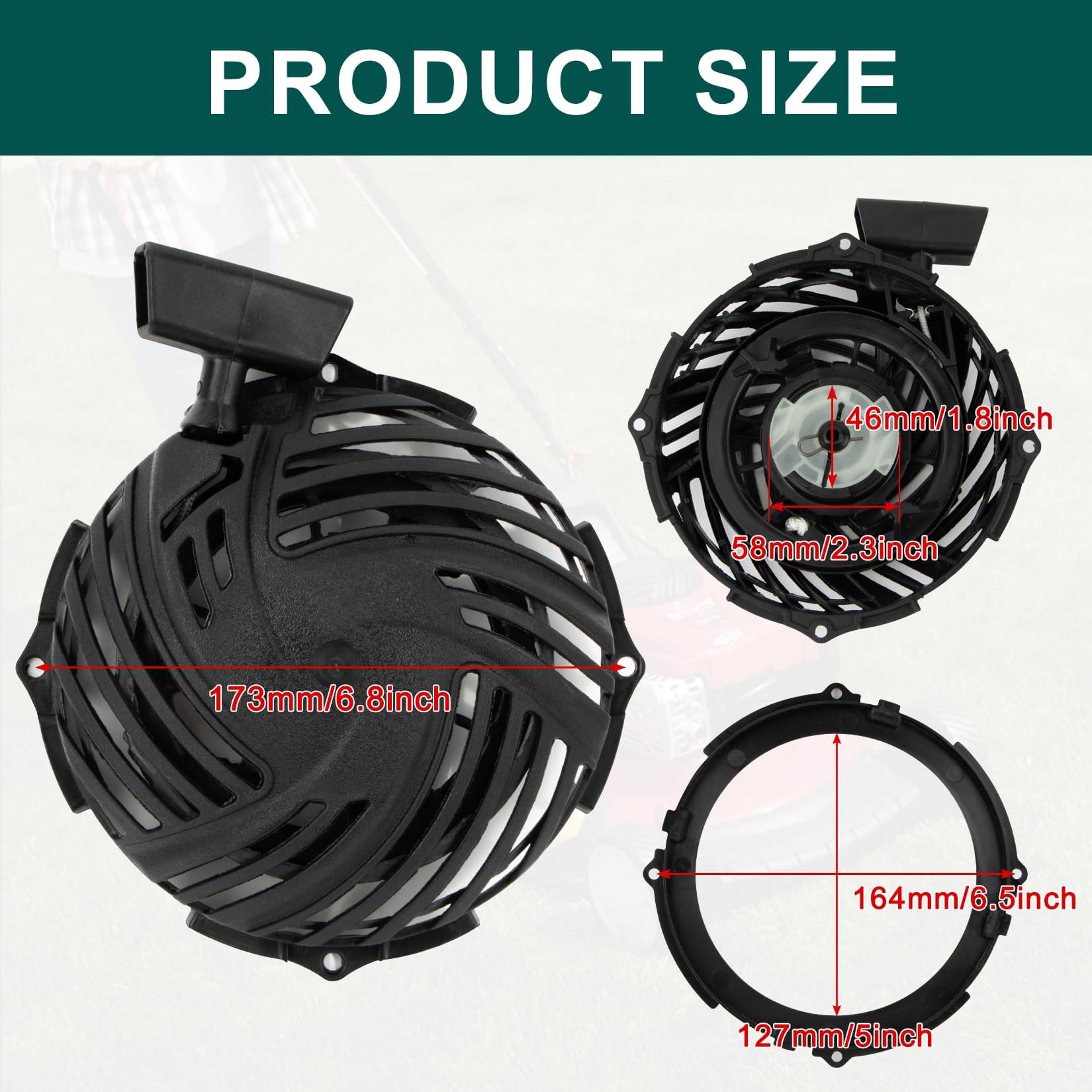 PSLER recoil starter rope fix demonstrates quick install to prevent jams and mispulls