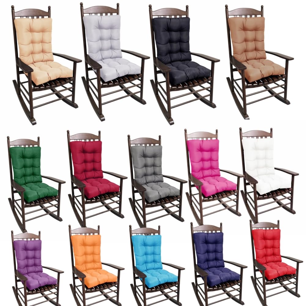 psmacra rocking chair cushion indoor outdoor navy suitable for porch and balcony use