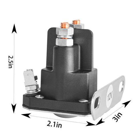 PSUPOSUQ 12V starter solenoid side connection for easy wiring