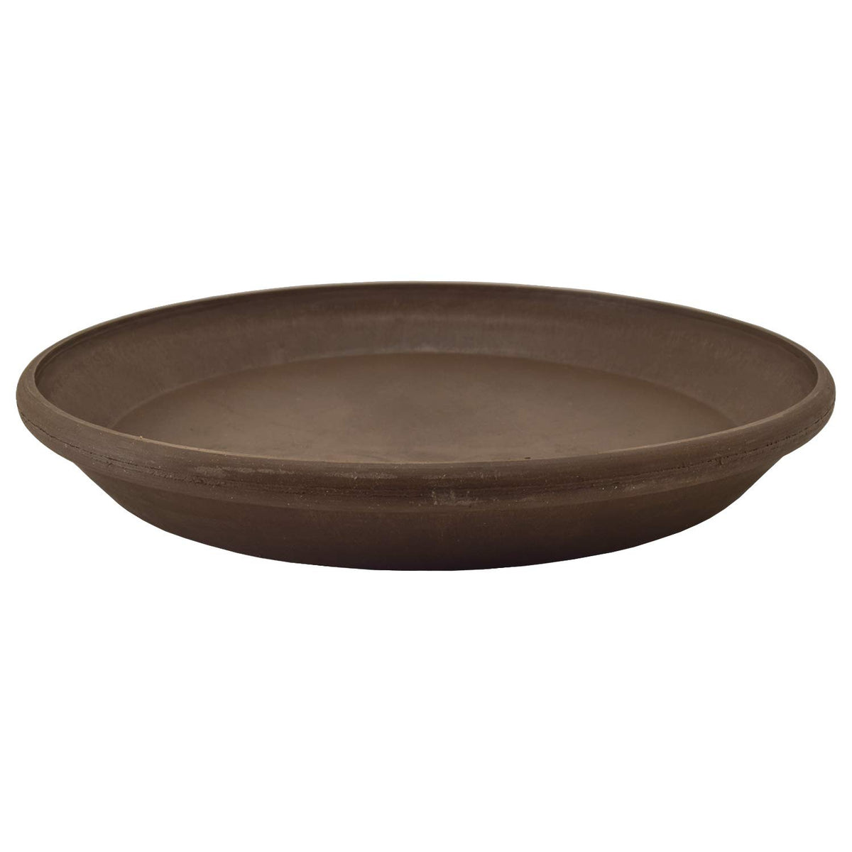 PSW Pot Collection AP25C 10-inch saucer catches excess water to protect surfaces.