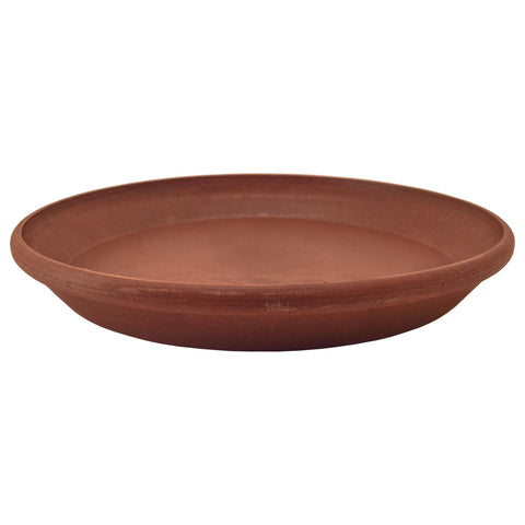PSW Pot Collection AP30TC 12-inch terra cotta saucer protecting surfaces from excess watering.
