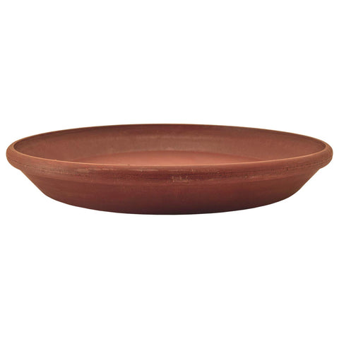 PSW Pot Collection drillable saucer showing easy hole addition for drainage.