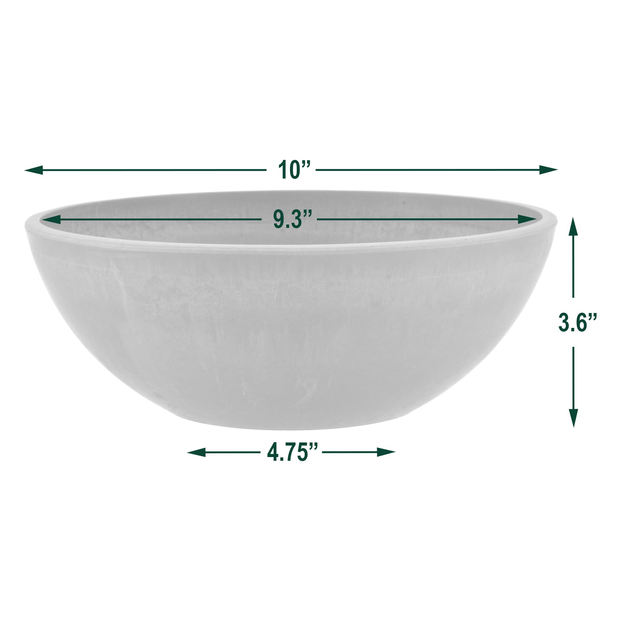 PSW Pot Collection M25TC indoor/outdoor friendly bowl suitable for versatile placement.