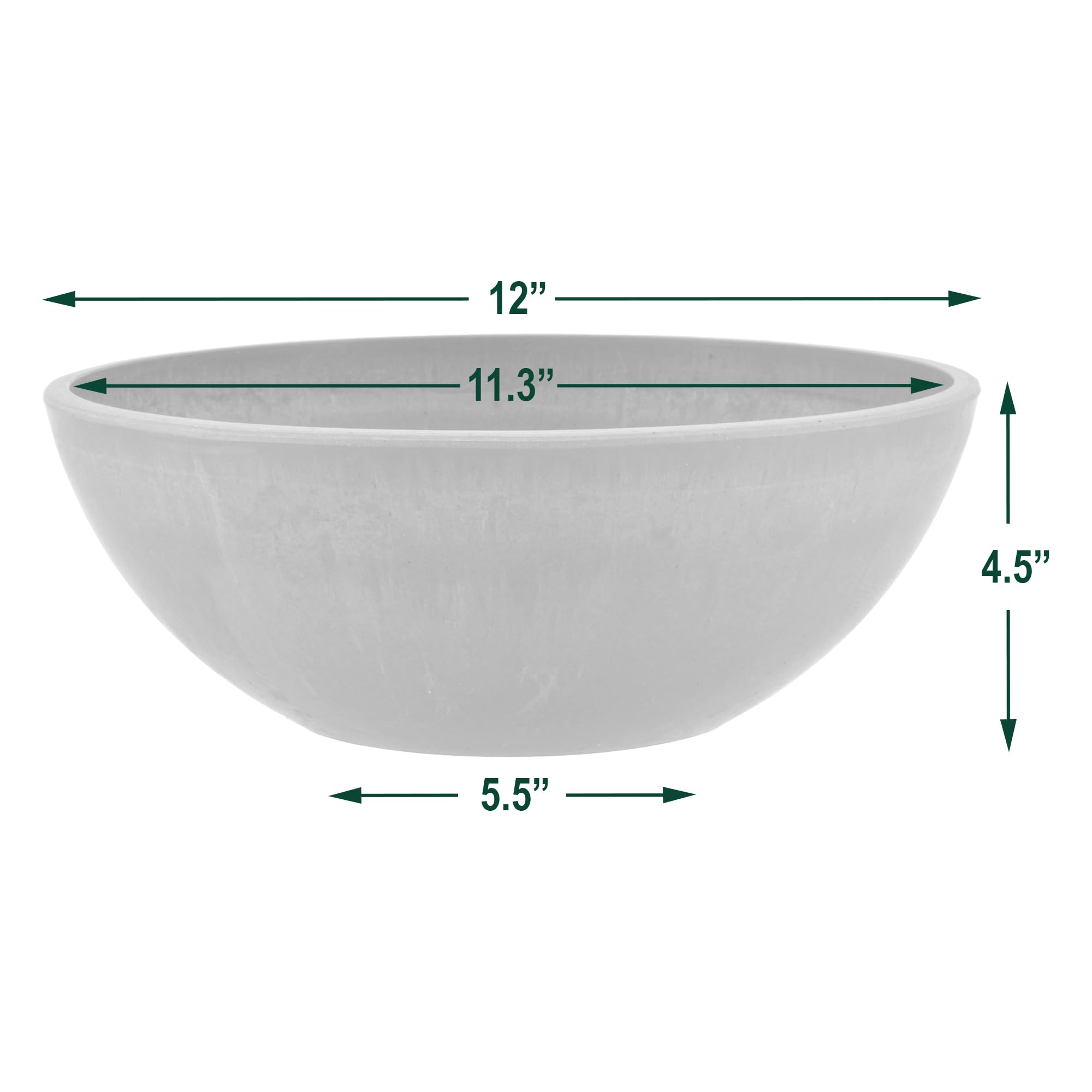 PSW Pot Collection M30TP bonsai and herbs setup, shallow-root planter for tabletop display.