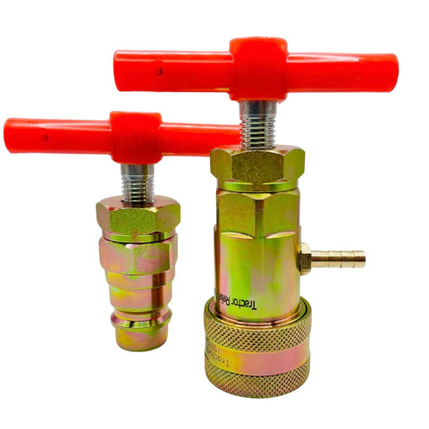 PT Squared Trading Co. tractor relief tool half inch fittings relieve hydraulic pressure safely.