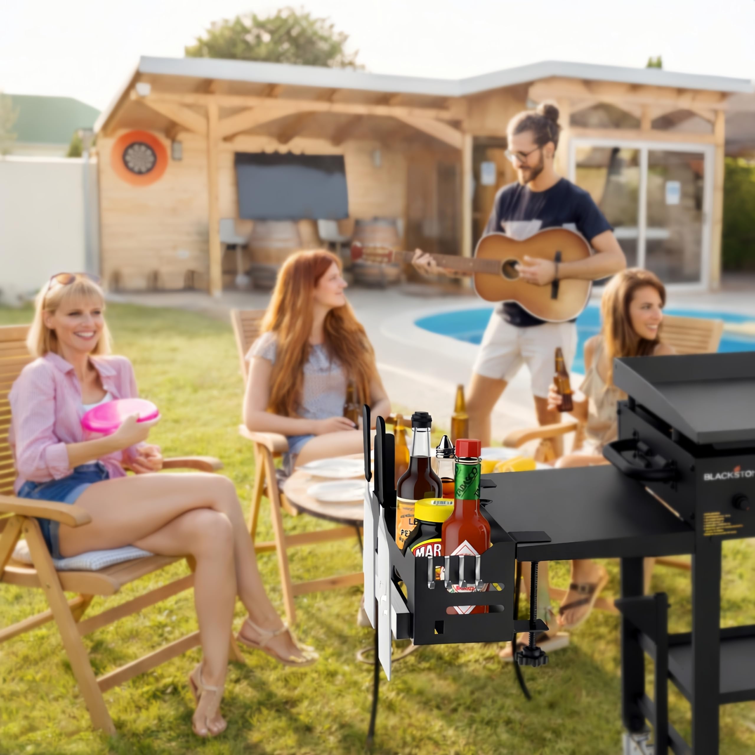 PTALSEAW Blackstone Caddy easy installation no drilling required