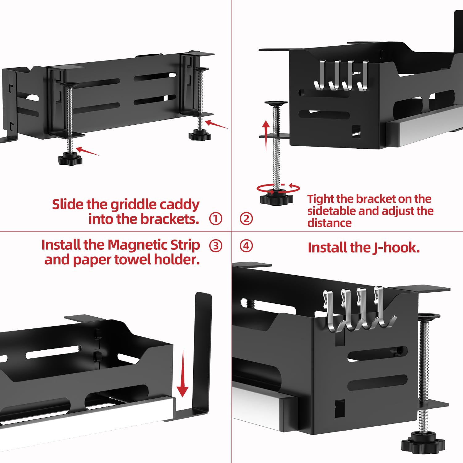 PTALSEAW Blackstone Caddy ideal for outdoor grill storage and organization