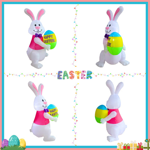 PTS LED-lit bunny brings cheerful garden ambiance to porch or yard.