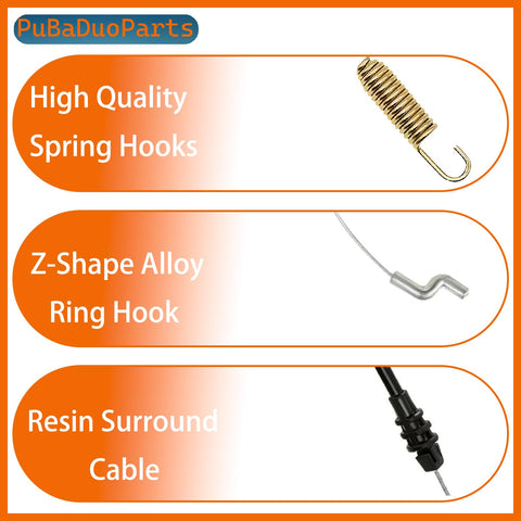 PuBaDuoParts Z-bend drive-end, secure connection to drive shaft for reliable engagement.