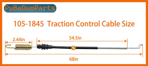 PuBaDuoParts spring-end focus, smooth lever action reduces hill slipping.