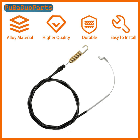 PuBaDuoParts 68-inch length cable, installation-ready, improves drive engagement.
